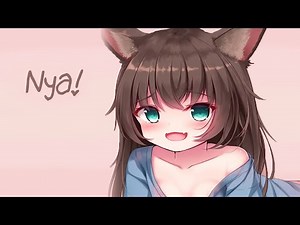 ASMR Neko girl ♡ Purring & Nyas for you to sleep 😳💗