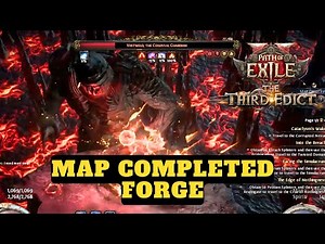 FORGE Map Completed - Path of Exile 2 The Third Edict Endgame Gameplay on Steam Deck #poe2