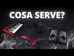 🎛️ Attrezzatura e Software per CREARE MUSICA da CASA – Guida Completa Per Principianti