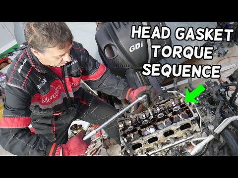 HYUNDAI SANTA FE CYLINDER HEAD GASKET TORQUE SPECS AND SEQUENCE 2 4 GDI ENGINE