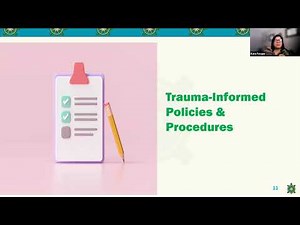 Essential Components of a Trauma Informed Juvenile Justice Organization