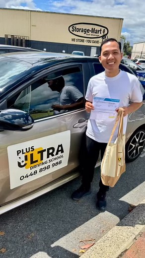 Congratulations Jaylord! 🥳 You’ve passed the PDA test at Kelmscott and completed your licence conversion. That’s another item crossed off your To-Do list! I hope this success continues to roll your way. Thank you for allowing #plusultradriving to be a part of your journey. Please stay safe and well. 🫶 | Plus Ultra Driving School