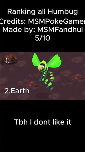 Ranking all Humbug sounds #msm #mysingingmonsters #fyp