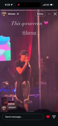 INSTAGRAM STORY: Larray Performing “Cancelled” With Back Up Dancers Tre Clements & Sir Carter
