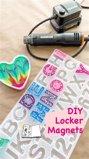 Lock in your style with MakerX 🔓 Help your kid customize their locker or make some for the fridge 🎨💫 | WORX Tools