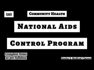 National Aids control Program !! Hindi !!