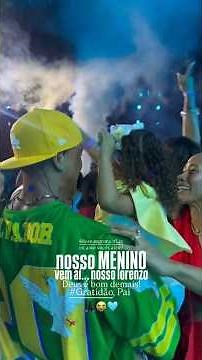 Léo Santana and Lore Improta hold a gender reveal party on stage and the baby will be a BOY 🩵🩵🩵