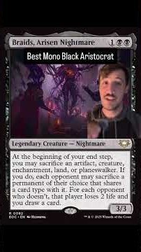 Easily one of the best aristocrat commanders #mtg #magicthegathering #mtgedh #commander #monoblack