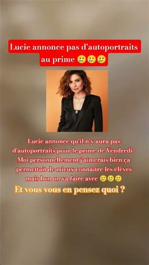 Lucie l'autoportrait c'est fini #staracademy #lucie #prime #autoportrait