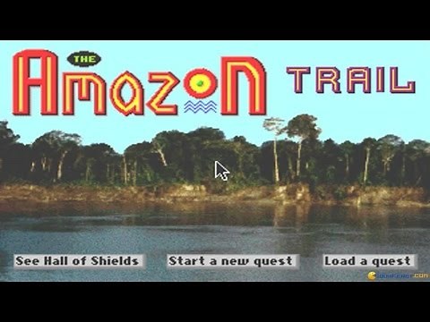 The Amazon Trail gameplay (PC Game, 1993)