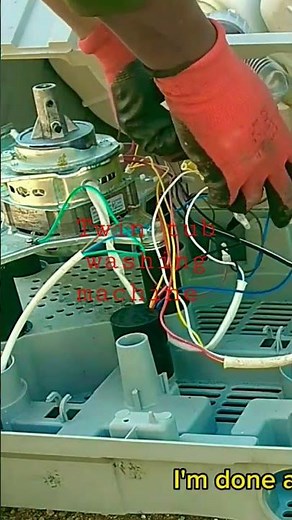 #Twin tub washing machine motor replacement
