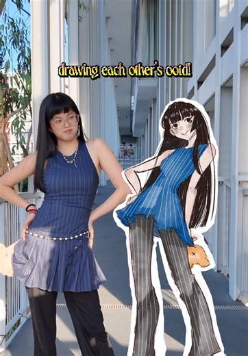 Besties Design Degree Outfit Drawing Challenge