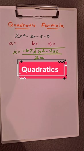 #quadraticformula #mathboss #quadratics #math