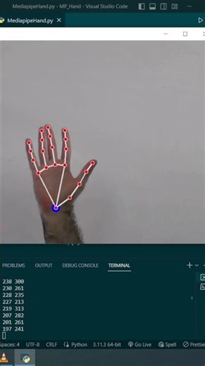 MediaPipe HandDetection #python #ai