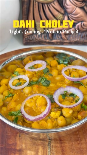 Dahi Chole Recipe | High Protein 5-Minute Indian Snack | Quick & Easy Bowl #shorts