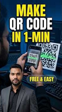 How to Create Custom QR Code for Free in 1 Minute ⏱️