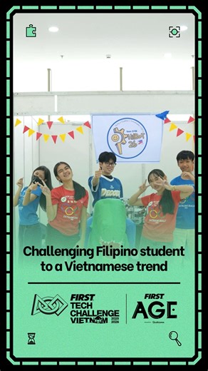 [English caption below] Thí sinh quốc tế đến Việt Nam thi FIRST Tech Challenge Vietnam mà năng lượng cỡ đó _____________________ International contestants come to Vietnam to compete in the FIRST Tech Challenge Vietnam with that level of energy ____________________________ 🕹 Pioneered and led by the FPT University team, with the support and cooperation of the FIRST Vietnam and global FIRST communities, FIRST Tech Challenge Vietnam is a nationwide technology competition to find representative tea