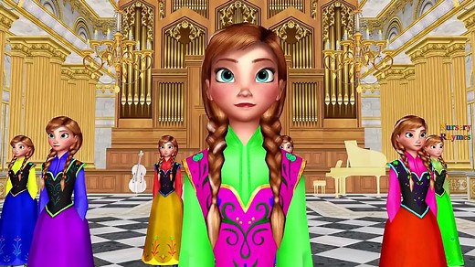 Frozen Elsa Singing Hokey Pokey | If You Are Happy And You Know It Nursery Rhymes for Chil