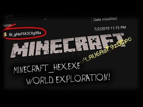 exploring the save file of minecraft_hex.̷̯̚ẻ̵̩x̷̦̂e̶͇͝