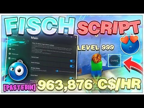 Roblox FISCH Script PASTEBIN 🤿 INSTANT AUTO FARM, AUTO FISH + MORE! | *SUPPORTS PC & MOBILE*