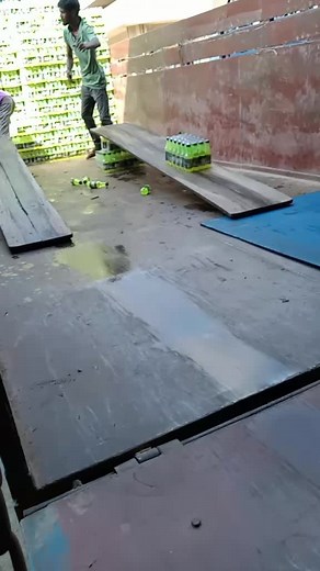 Efficient Techniques for Moving Wooden Planks Outdoors