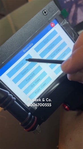 How to make the text dark and bold in Handheld Printer | Prateek & Co.