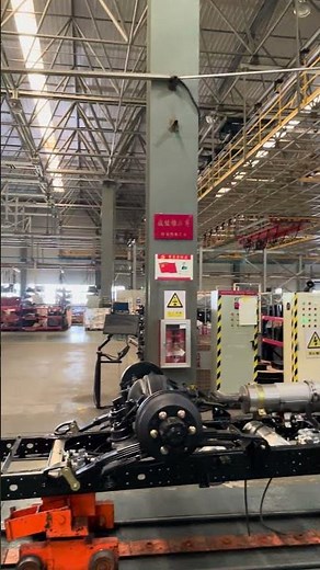 Inside the fascinating Chassis assembly process #cargotruck #automobile #kamatruck