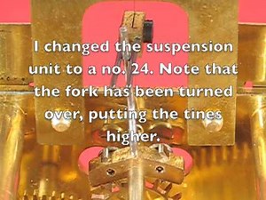 Fork Adjustment of a 400 Day Clock