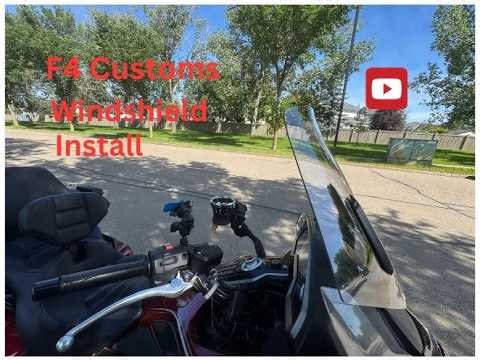 F4 Customs Windshield Install