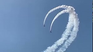 Wing Walkers performed amazing aerial stunts at Blackpool Airshow today. | Lancs Live