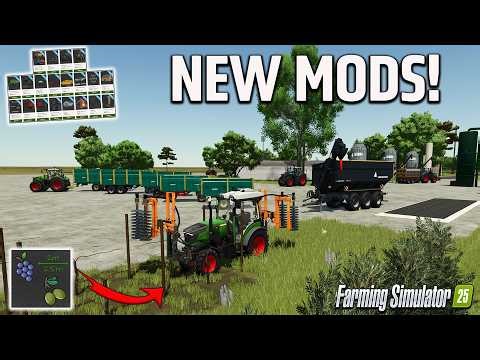 A COUPLE OF DAYS WORTH?! NEW MODS/UPDATES (REVIEW/GUIDE) FARMING SIMULATOR 25