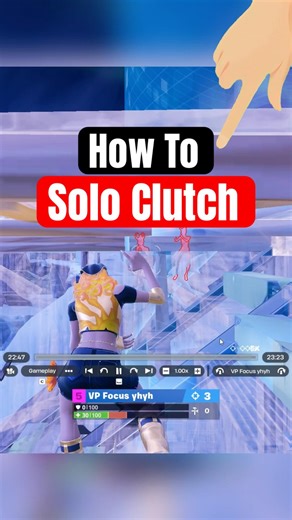 How to Solo Clutch in Duos (Like The Fortnite Pros) 🧠 #fortnitetips