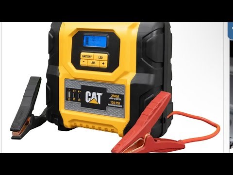 How to use CAT 2500 Amp Lithium Jump Starter Air Compressor