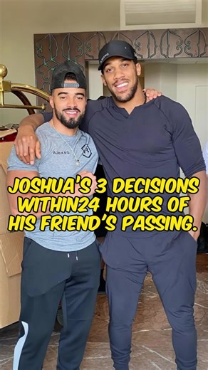 Did you notice Anthony Joshua's stoic expression? Less than 24 hours after the news broke about his coach and close friends passing.#boxing #Anthonyjoshua #fyp #tiktok #trending