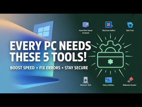 5 Must-Have Tools for Every Laptop & PC User in 2025 🔥 | Boost Speed, Security & Performance