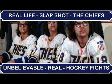 Real Life "Slap Shot" - Unbelievable Ice Hockey Fights (Documentary)