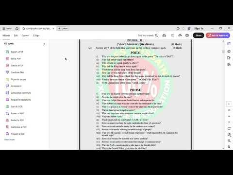 Class 10 English | Anees Hussain | Preparation Paper 2026 | Sindh Text Board | ‪@CSC1232‬