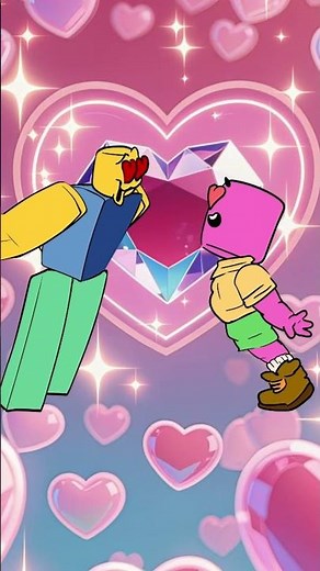 Noob Fell in Love With Scout Peak ❤️ #roblox #robloxanimation