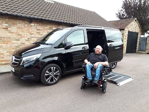 Drive from Wheelchair Mercedes V Class with Space Drive by Lewis Reed + Steering Developments