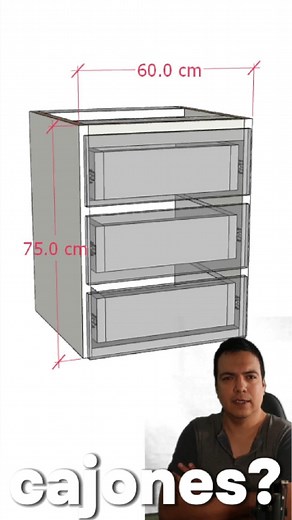 como instalar cajones en mueble de cocina #cocinasmodernas #ideasdecocinas #cocinaspequeñas #kitchenideas | El cocinator