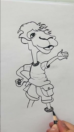 How to Draw a Cartoon Camel: Step by Step