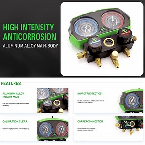 [Hot Item] Pressure Gauge Valve Reliable 2-Valve Manifold Gauge for Industrial Pressure Measurement Needs