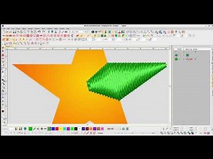 Wilcom EmbroideryStudio – How to make a 5 point star in satin stitch in Wilcom 4.5