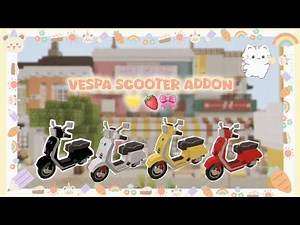 ˚🪞🎀˖𓍢ִ໋Minecraft BE🌷͙֒₊Kawaii Scooter Addon🛵🎈˚1.20-1. 21+˙✧˖°