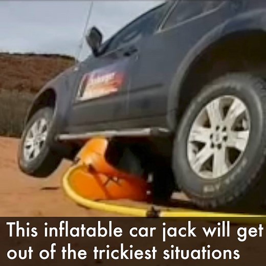 This inflatable car jack will get you out of the trickiest situations | YOO