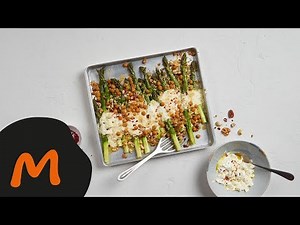 Asperges au four avec burrata – Recette Migusto