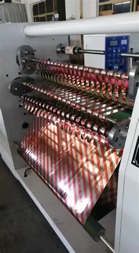 Bird scared tape slitting machine #tapemachine #tapefactory #taper