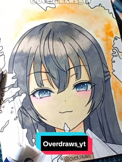 [Roshidere] Drawing Yuki🥰🖤 #tiktok #art #viral #anime #video