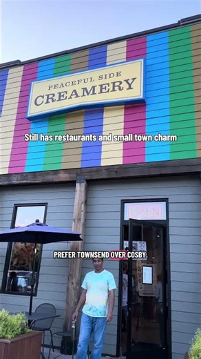 Townsend, TN. Quiet cabins, small town charm, easy park access. 🌲 #smokymountains #tennessee