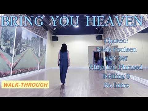 BRING YOU HEAVEN Line Dance (WALK-THROUGH) | Phrased High Int | Niels Poulsen